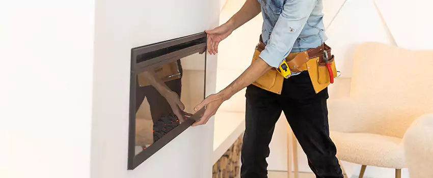 Metal Fireplace Installation in Belton, Texas