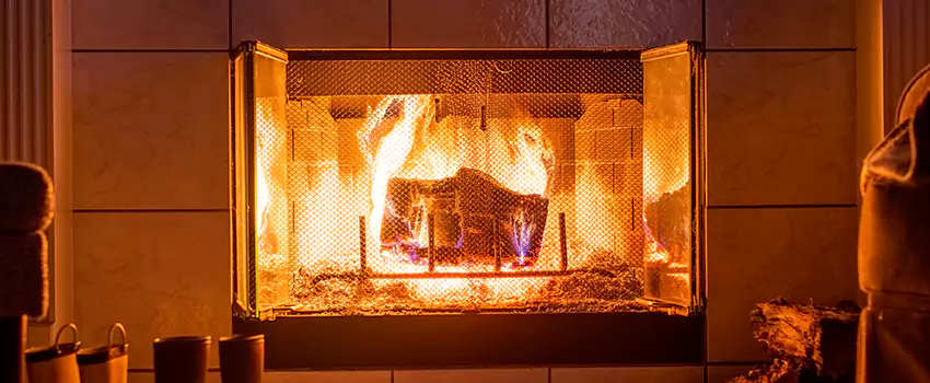 Mendota Hearth Landscape Fireplace Installation in Belton, Texas