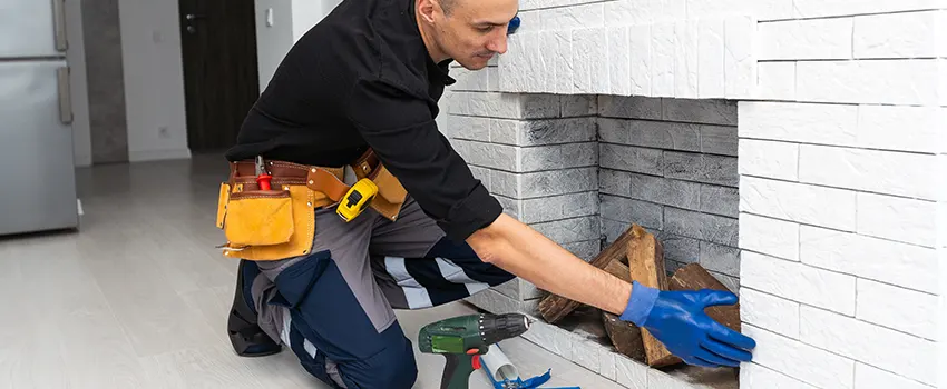 Fireplace Damaged Damper Frame Repair Services in Belton, Texas